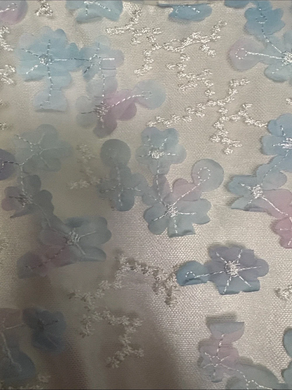 Bonnie Jean White Bodice Pastel Green Purple Blue Tulle Dress